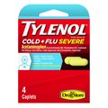Tylenol Tylenol Cold+Flu Severe Lil Drugstore Pain Reliever/Fever Reducer 4 ct 97562